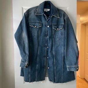 MM6 Denim Long Jacket